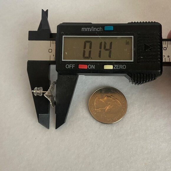 VTG Signed Morrell Sterling Silver 925 Foliage Leaf Earrings - Picture 16 of 16